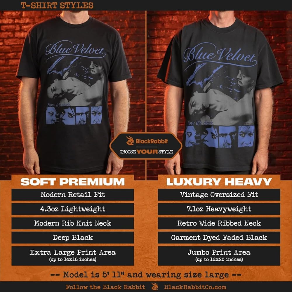 Blue Velvet Now It's Dark 80s Retro Vintage Unisex Classic T-Shirt